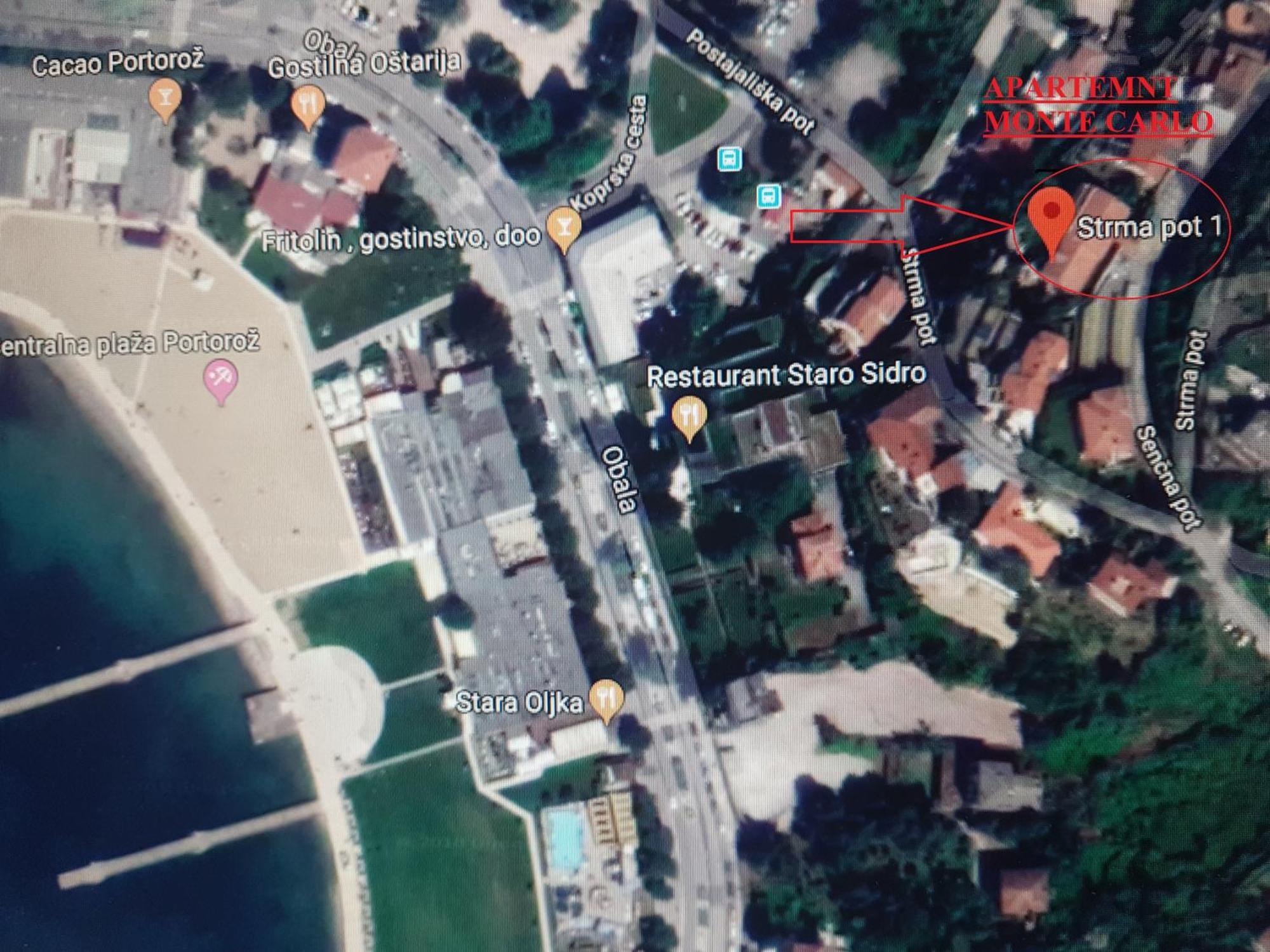 Apartment Monte Carlo Portorož Exteriör bild